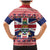 Cayman Islands Christmas Family Matching Mermaid Dress and Hawaiian Shirt Coat Of Arms - Flag Style - Wonder Print Shop