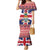 Cayman Islands Christmas Family Matching Mermaid Dress and Hawaiian Shirt Coat Of Arms - Flag Style - Wonder Print Shop