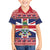 Cayman Islands Christmas Family Matching Off The Shoulder Long Sleeve Dress and Hawaiian Shirt Coat Of Arms - Flag Style - Wonder Print Shop