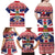 Cayman Islands Christmas Family Matching Off Shoulder Maxi Dress and Hawaiian Shirt Coat Of Arms - Flag Style - Wonder Print Shop