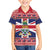 Cayman Islands Christmas Family Matching Off Shoulder Short Dress and Hawaiian Shirt Coat Of Arms - Flag Style - Wonder Print Shop