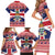Cayman Islands Christmas Family Matching Short Sleeve Bodycon Dress and Hawaiian Shirt Coat Of Arms - Flag Style - Wonder Print Shop