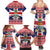 Cayman Islands Christmas Family Matching Summer Maxi Dress and Hawaiian Shirt Coat Of Arms - Flag Style - Wonder Print Shop