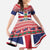 Cayman Islands Christmas Family Matching Tank Maxi Dress and Hawaiian Shirt Coat Of Arms - Flag Style - Wonder Print Shop