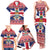 Cayman Islands Christmas Family Matching Tank Maxi Dress and Hawaiian Shirt Coat Of Arms - Flag Style - Wonder Print Shop