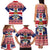 Cayman Islands Christmas Family Matching Tank Maxi Dress and Hawaiian Shirt Coat Of Arms - Flag Style - Wonder Print Shop