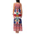 Cayman Islands Christmas Family Matching Tank Maxi Dress and Hawaiian Shirt Coat Of Arms - Flag Style - Wonder Print Shop