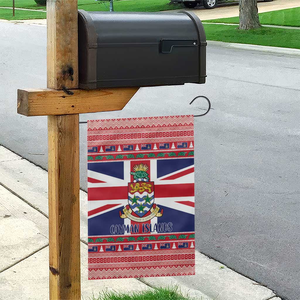 Cayman Islands Christmas Garden Flag Coat Of Arms - Flag Style - Wonder Print Shop