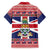 Cayman Islands Christmas Hawaiian Shirt Coat Of Arms - Flag Style - Wonder Print Shop