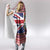 Cayman Islands Christmas Hooded Blanket Coat Of Arms - Flag Style - Wonder Print Shop