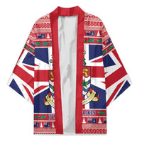 Cayman Islands Christmas Kimono Coat Of Arms - Flag Style - Wonder Print Shop