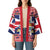 Cayman Islands Christmas Kimono Coat Of Arms - Flag Style - Wonder Print Shop