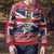 Cayman Islands Christmas Ugly Christmas Sweater Coat Of Arms - Flag Style - Wonder Print Shop