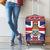 Cayman Islands Christmas Luggage Cover Coat Of Arms - Flag Style - Wonder Print Shop
