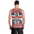 Cayman Islands Christmas Men Tank Top Coat Of Arms - Flag Style - Wonder Print Shop