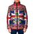 Cayman Islands Christmas Padded Jacket Coat Of Arms - Flag Style - Wonder Print Shop
