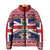 Cayman Islands Christmas Padded Jacket Coat Of Arms - Flag Style - Wonder Print Shop