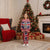 Cayman Islands Christmas Pajama Set Coat Of Arms - Flag Style - Wonder Print Shop