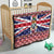 Cayman Islands Christmas Quilt Coat Of Arms - Flag Style - Wonder Print Shop