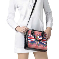Cayman Islands Christmas Shoulder Handbag Coat Of Arms - Flag Style - Wonder Print Shop
