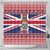 Cayman Islands Christmas Shower Curtain Coat Of Arms - Flag Style - Wonder Print Shop