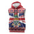 Cayman Islands Christmas Sleeveless Hoodie Coat Of Arms - Flag Style - Wonder Print Shop