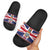 Cayman Islands Christmas Slide Sandals Coat Of Arms - Flag Style - Wonder Print Shop
