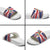 Cayman Islands Christmas Slide Sandals Coat Of Arms - Flag Style - Wonder Print Shop
