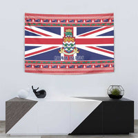 Cayman Islands Christmas Tapestry Coat Of Arms - Flag Style - Wonder Print Shop
