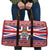 Cayman Islands Christmas Travel Bag Coat Of Arms - Flag Style - Wonder Print Shop