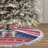 Cayman Islands Christmas Tree Skirt Coat Of Arms - Flag Style - Wonder Print Shop