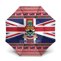 Cayman Islands Christmas Umbrella Coat Of Arms - Flag Style - Wonder Print Shop