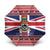 Cayman Islands Christmas Umbrella Coat Of Arms - Flag Style - Wonder Print Shop