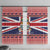 Cayman Islands Christmas Window Curtain Coat Of Arms - Flag Style - Wonder Print Shop