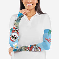 Cayman Islands Christmas Arm Sleeves Merry Xmas - Wonder Print Shop