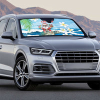 Cayman Islands Christmas Auto Sun Shade Merry Xmas - Wonder Print Shop