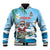 Cayman Islands Christmas Baseball Jacket Merry Xmas - Wonder Print Shop