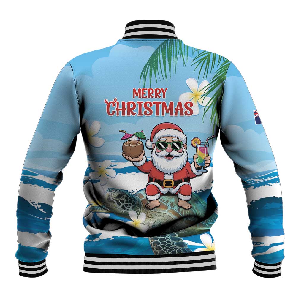 Cayman Islands Christmas Baseball Jacket Merry Xmas - Wonder Print Shop