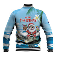 Cayman Islands Christmas Baseball Jacket Merry Xmas - Wonder Print Shop