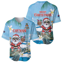 Cayman Islands Christmas Baseball Jersey Merry Xmas - Wonder Print Shop