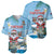 Cayman Islands Christmas Baseball Jersey Merry Xmas - Wonder Print Shop
