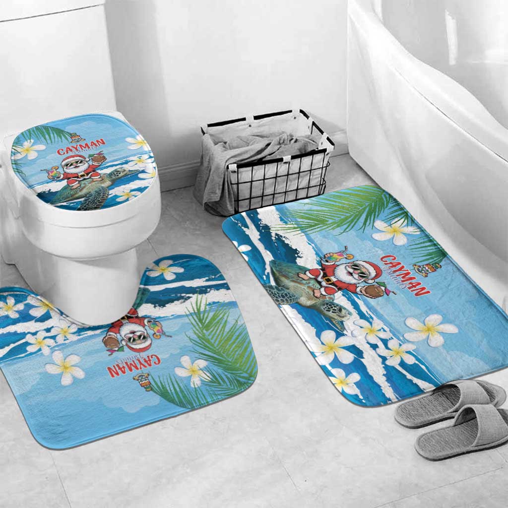 Cayman Islands Christmas Bathroom Set Merry Xmas - Wonder Print Shop