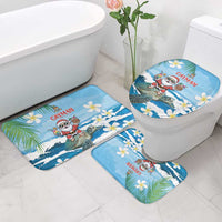 Cayman Islands Christmas Bathroom Set Merry Xmas - Wonder Print Shop