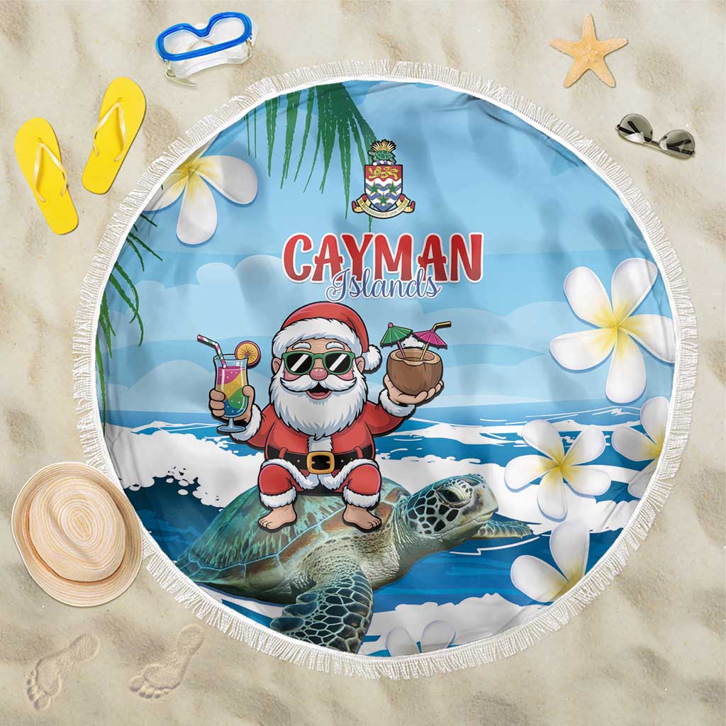 Cayman Islands Christmas Beach Blanket Merry Xmas - Wonder Print Shop
