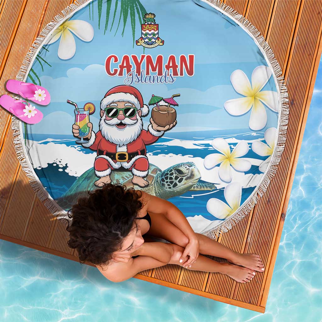 Cayman Islands Christmas Beach Blanket Merry Xmas - Wonder Print Shop