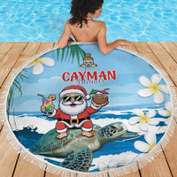 Cayman Islands Christmas Beach Blanket Merry Xmas - Wonder Print Shop