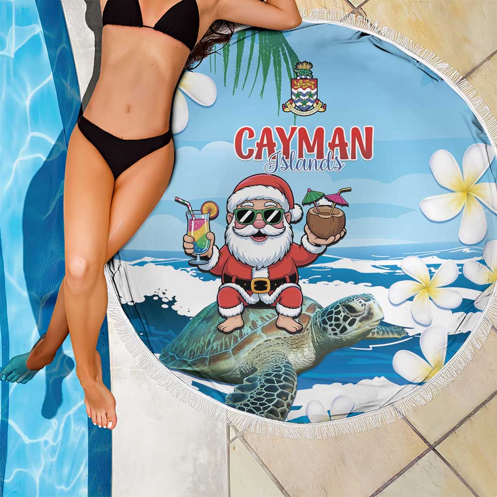 Cayman Islands Christmas Beach Blanket Merry Xmas - Wonder Print Shop
