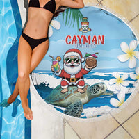 Cayman Islands Christmas Beach Blanket Merry Xmas - Wonder Print Shop