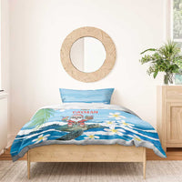 Cayman Islands Christmas Bedding Set Merry Xmas - Wonder Print Shop