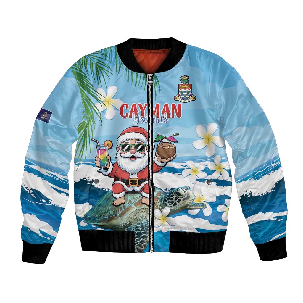 Cayman Islands Christmas Bomber Jacket Merry Xmas - Wonder Print Shop